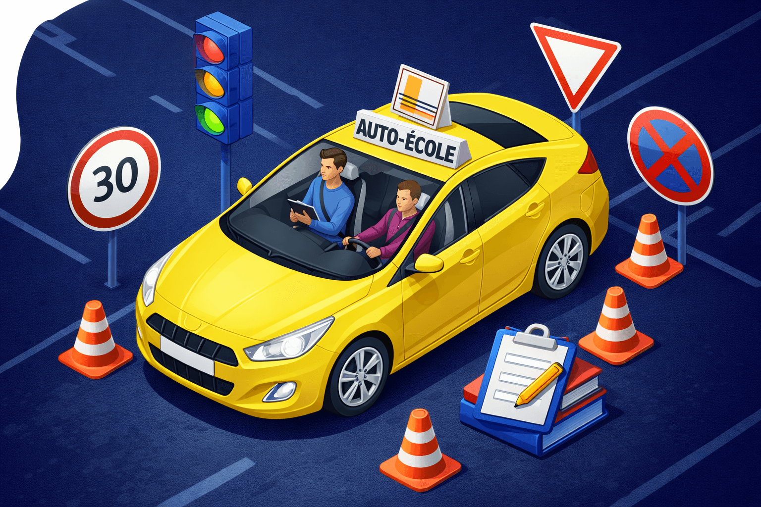 Tableau de bord Autovia — gestion auto-école