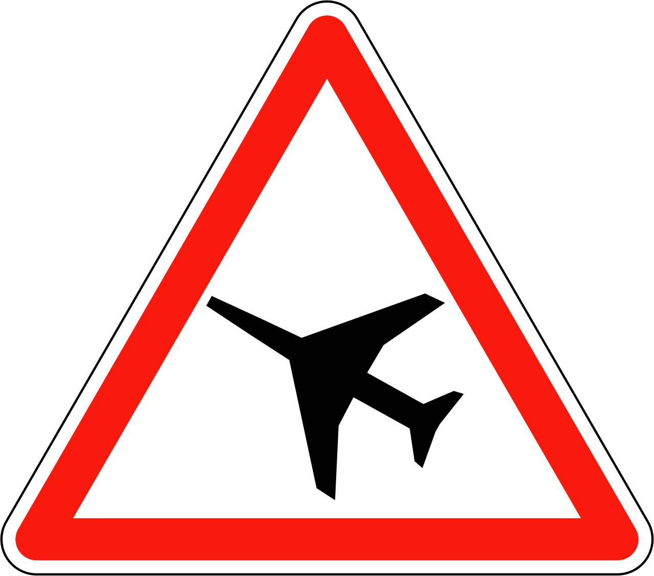 traversee d'une air de danger aerien
