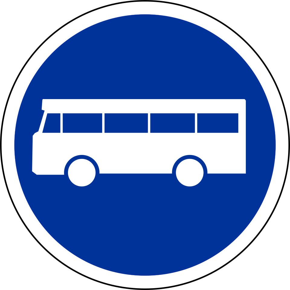 voie réservée aux vehicules transport en commun